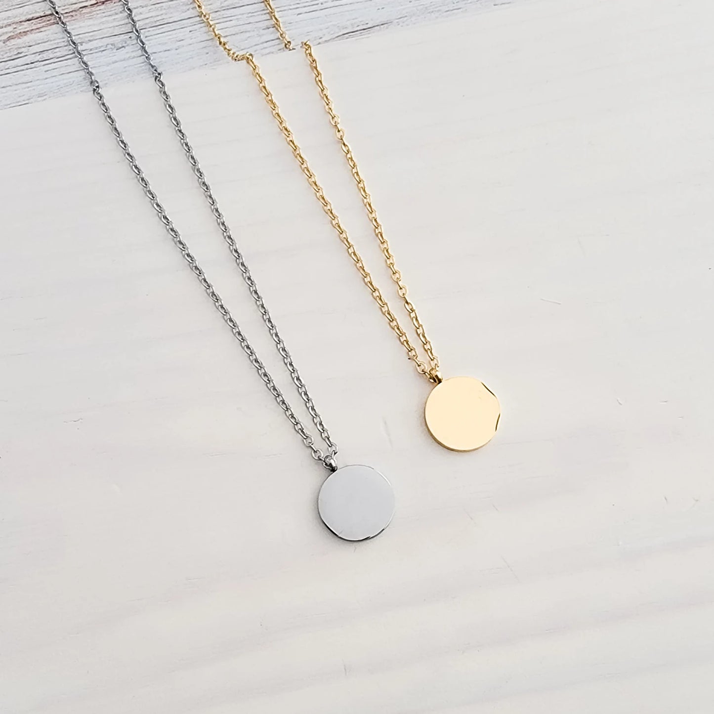 Petite Disc Necklace