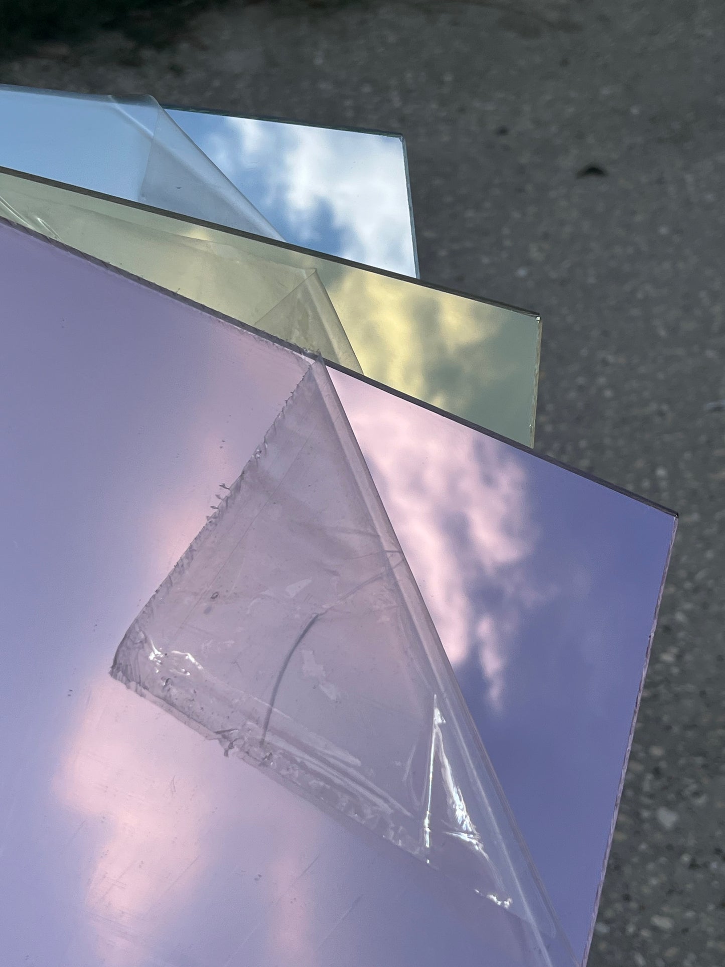 Mirror Gold Acrylic Sheet