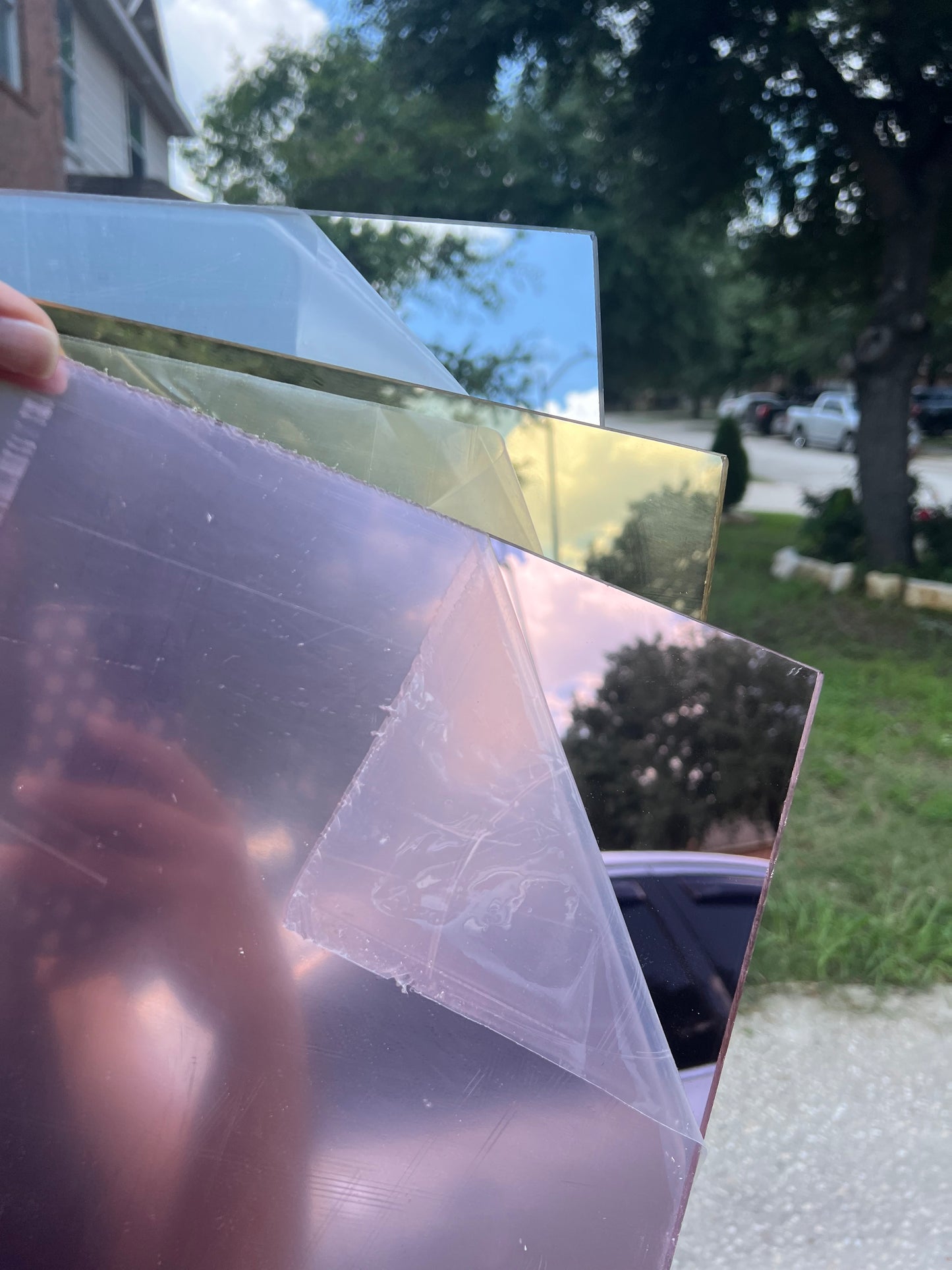 Mirror Gold Acrylic Sheet