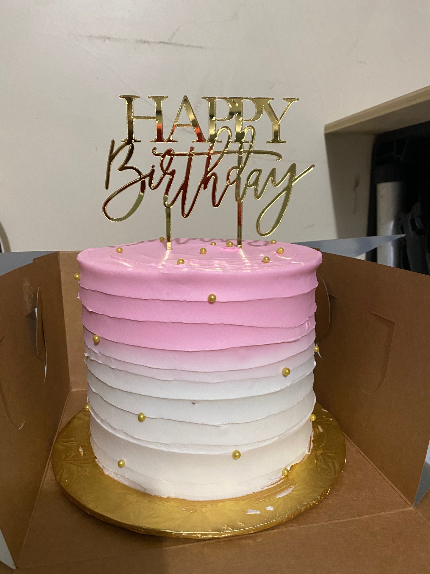 Happy Birthday Cake Topper