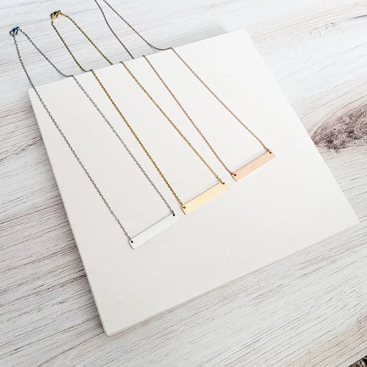 Horizontal Bar Necklace