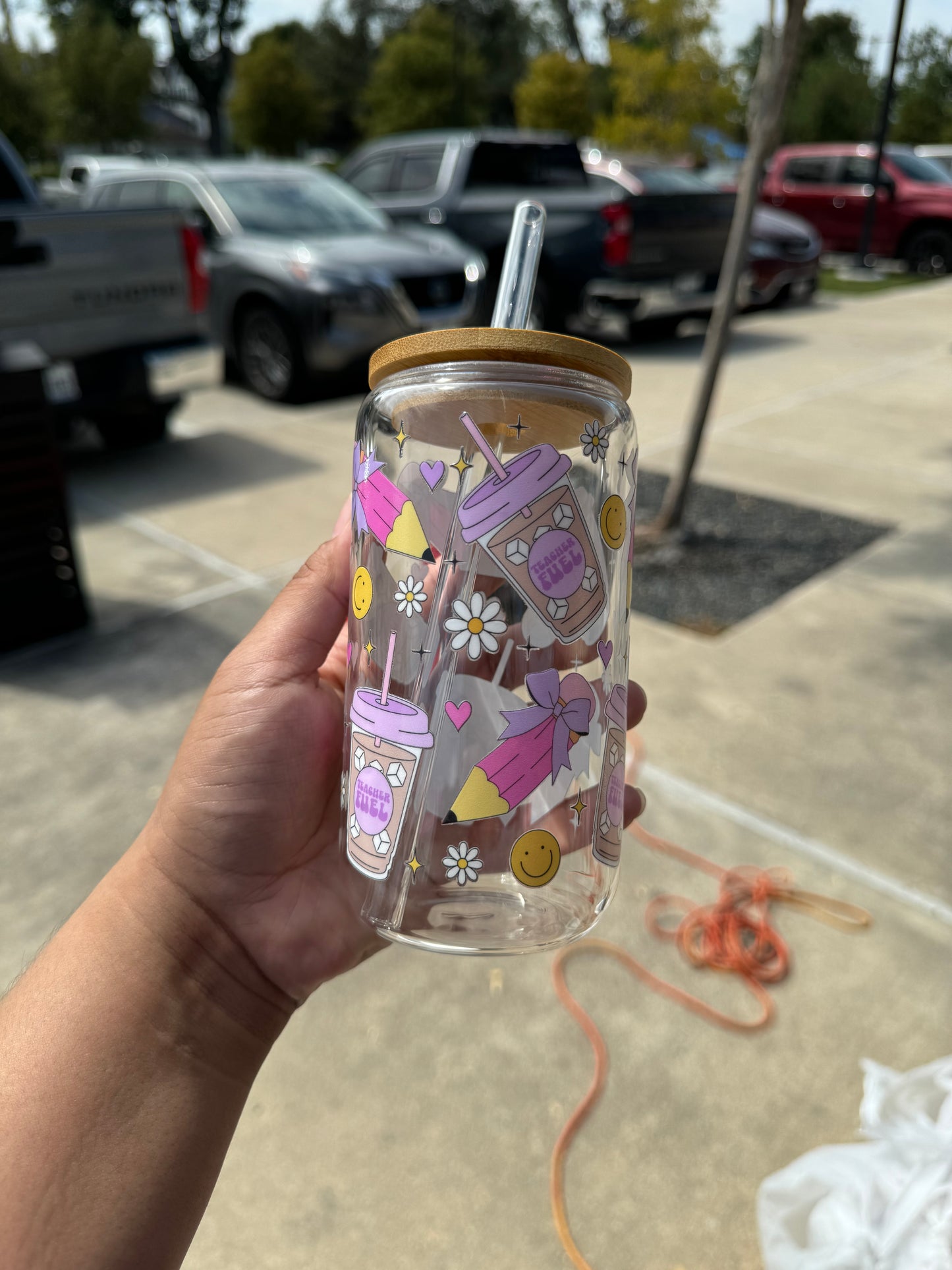 Teacher Appreciation Glass Cups