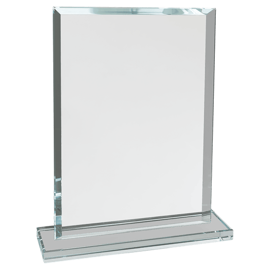 Rectangle Clear Glass Award