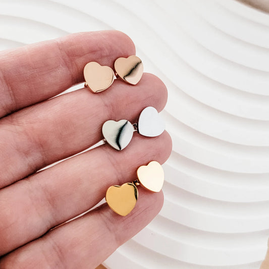 Heart Studs