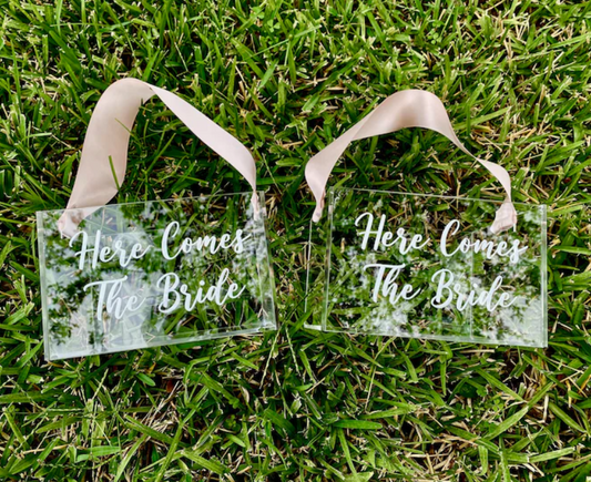 Acrylic Flower Girl Basket Customizable