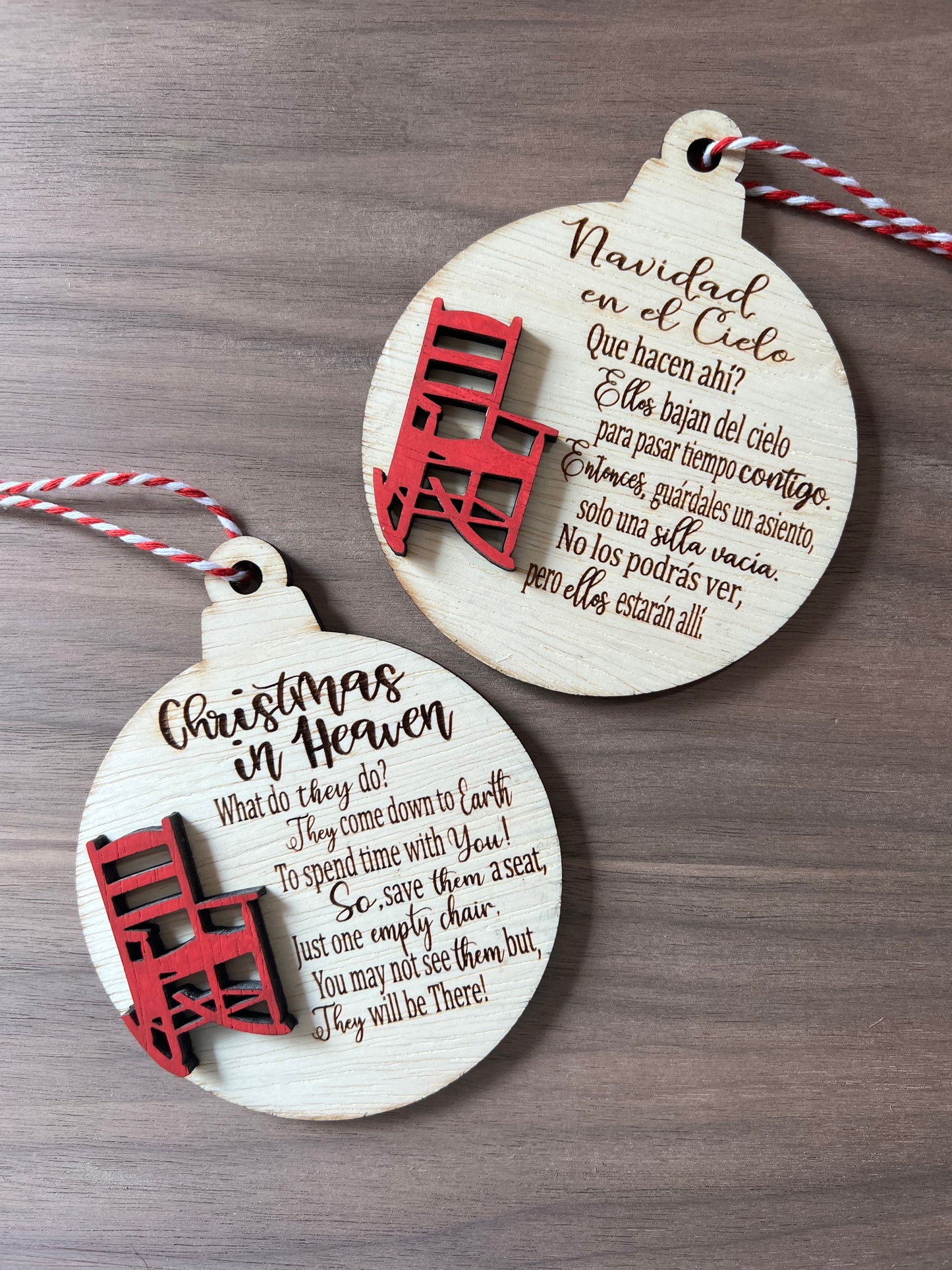 Christmas In Heaven Ornament / Navidad En El Cielo